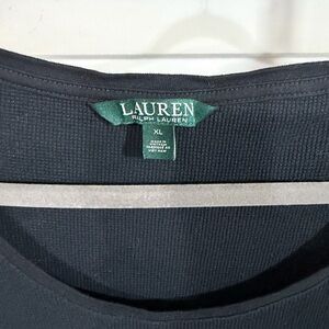 Lauren Ralph Lauren Classic Black Knit Dress